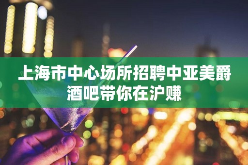 上海市中心场所招聘中亚美爵酒吧带你在沪赚